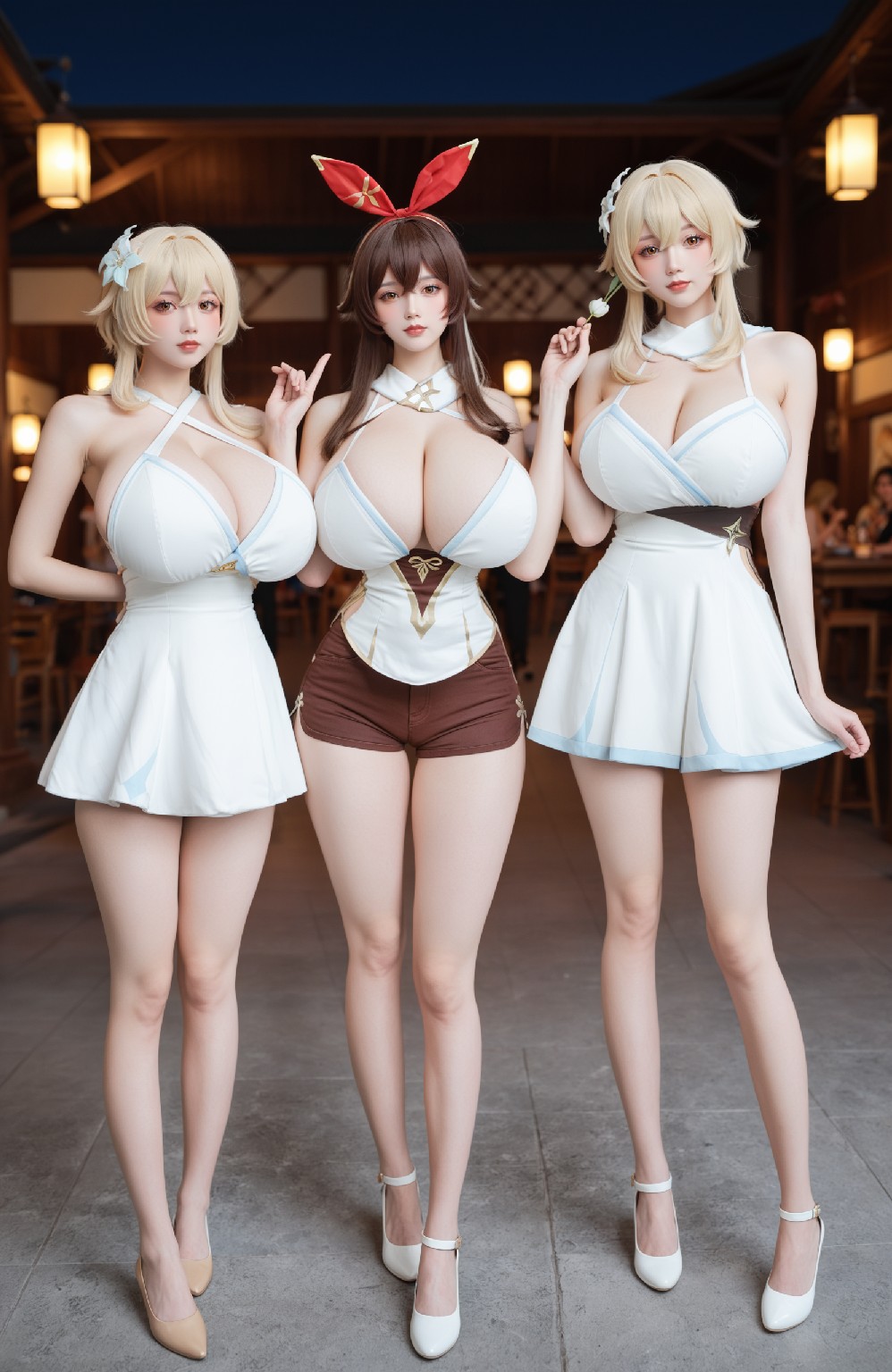 lumine with nilou cloths
