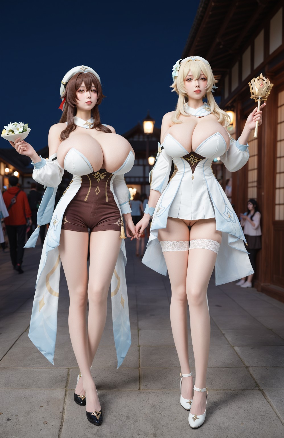 lumine with nilou cloths