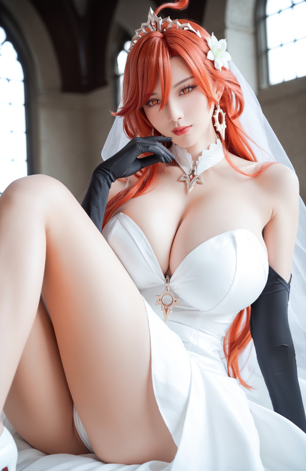 mavuika&amp;wedding dress (genshin impact)