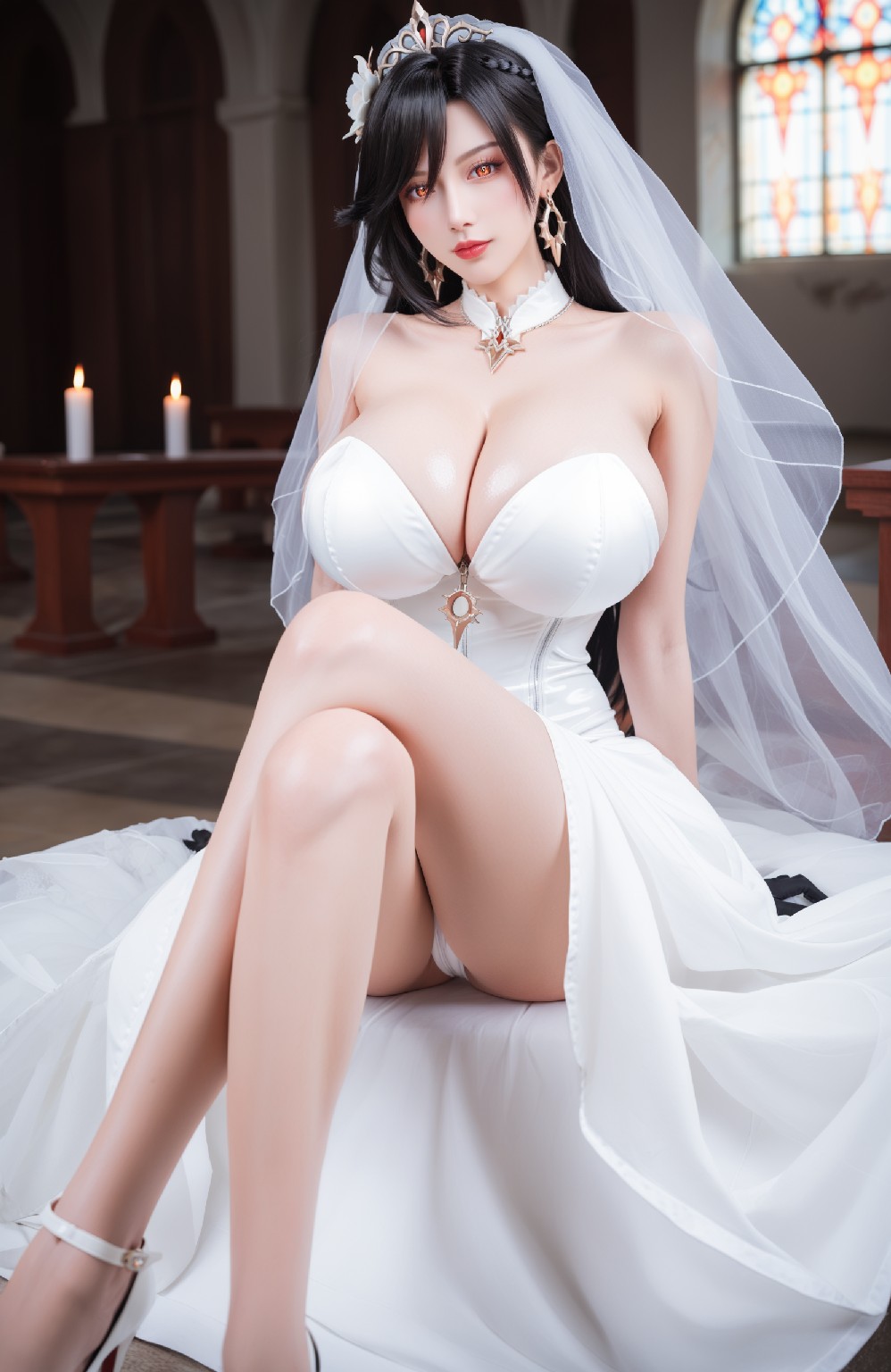 mavuika&amp;wedding dress (genshin impact)