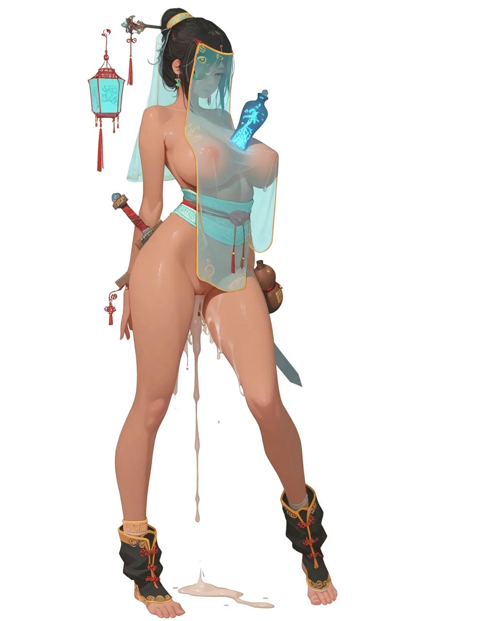 Portrait Series: Chinese Ancient Style Fairy Tale Girl (Standard Illustration