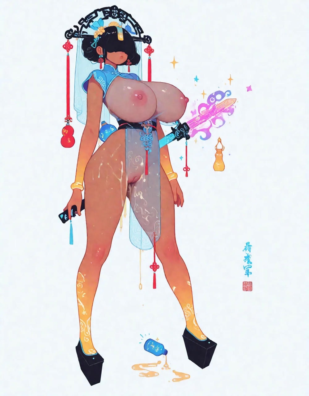 Portrait Series: Chinese Ancient Style Fairy Tale Girl (Standard Illustration