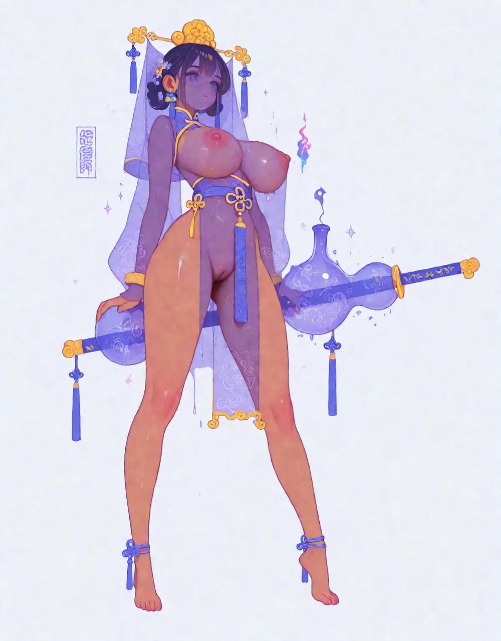 Portrait Series: Chinese Ancient Style Fairy Tale Girl (Standard Illustration