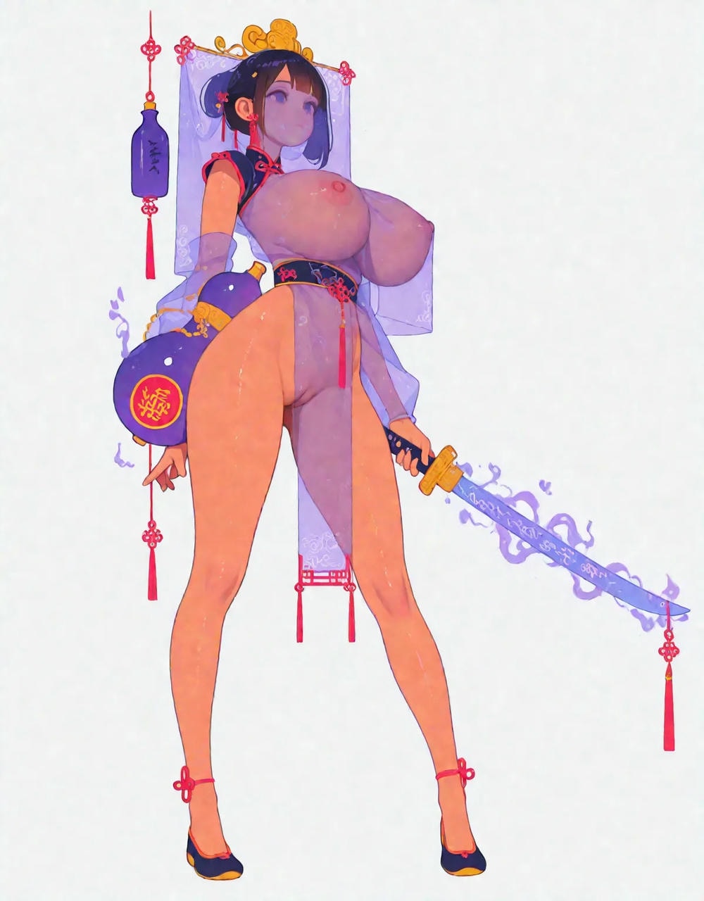 Portrait Series: Chinese Ancient Style Fairy Tale Girl (Standard Illustration