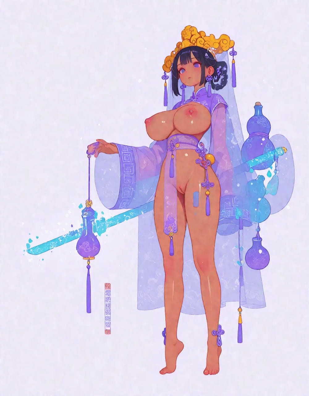Portrait Series: Chinese Ancient Style Fairy Tale Girl (Standard Illustration