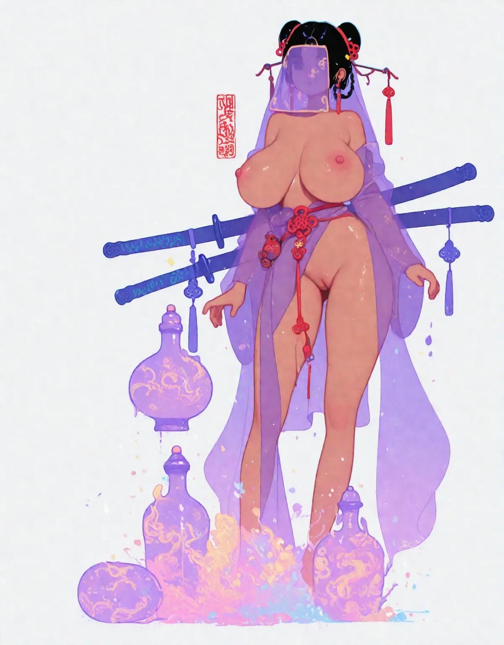 Portrait Series: Chinese Ancient Style Fairy Tale Girl (Standard Illustration