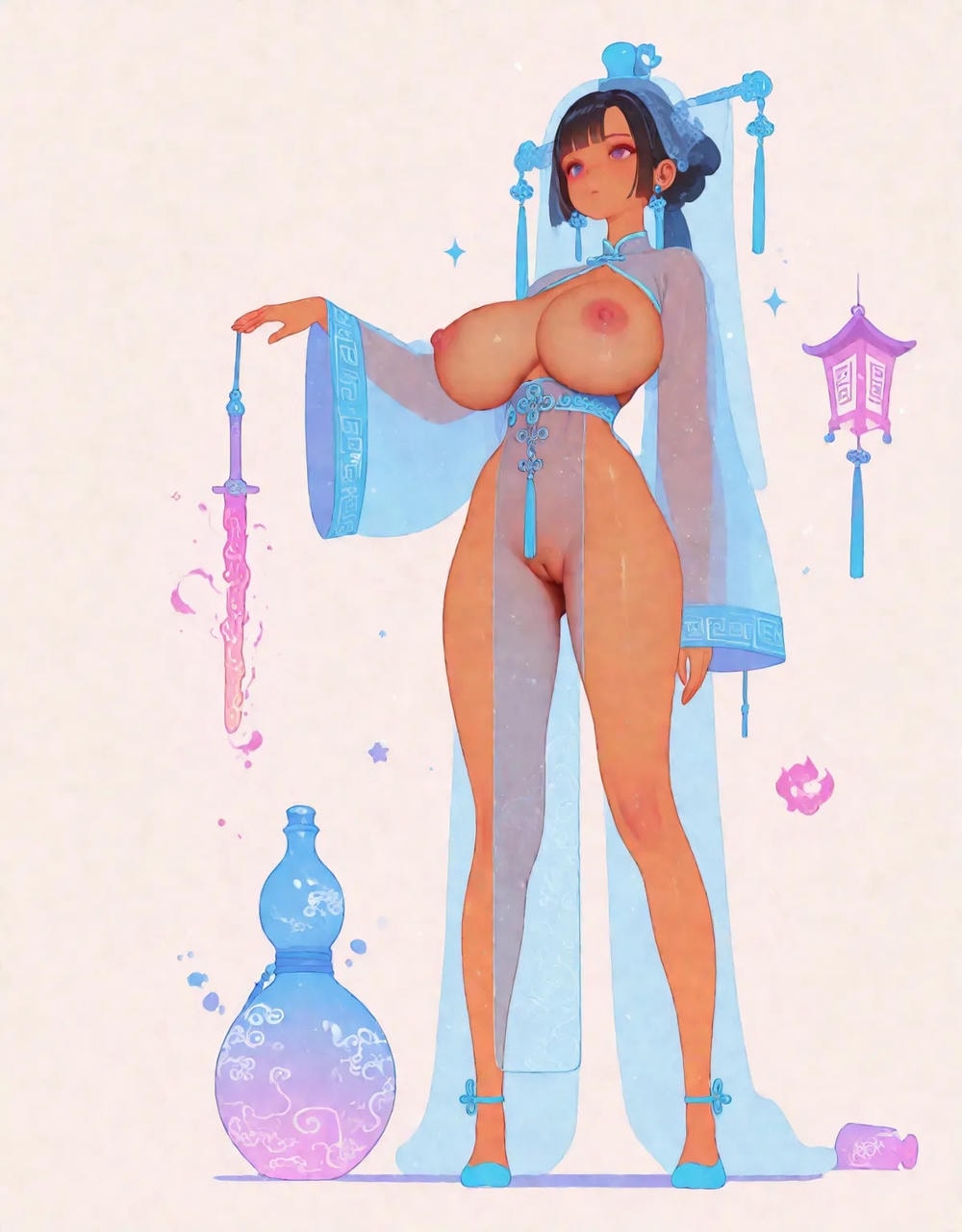 Portrait Series: Chinese Ancient Style Fairy Tale Girl (Standard Illustration