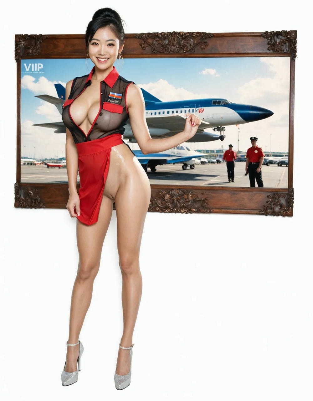 Portrait series: hostess - waitress - flight attendant.etc 18