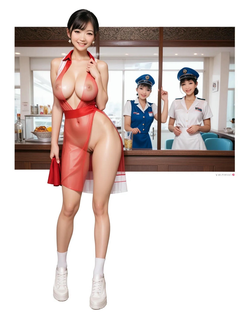 Portrait series: hostess - waitress - flight attendant.etc 18