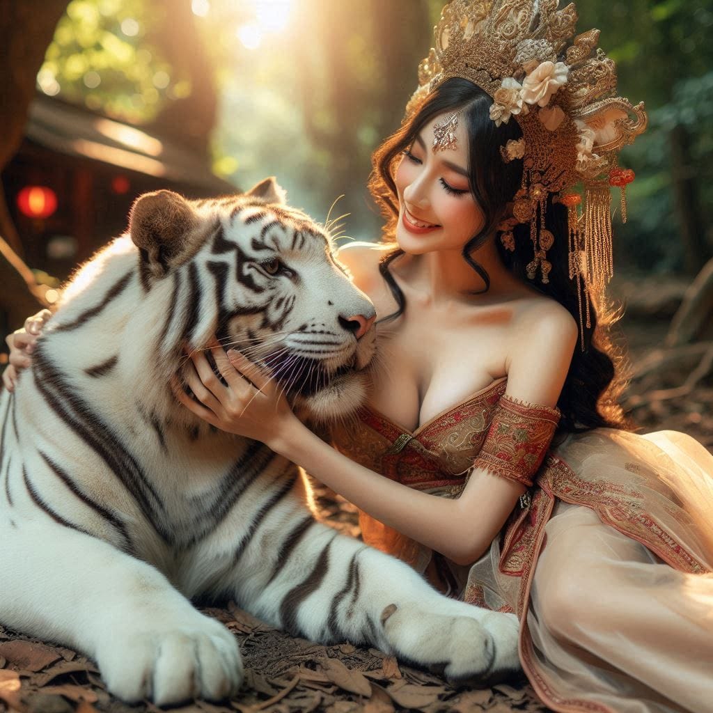 tanning pet white big cat