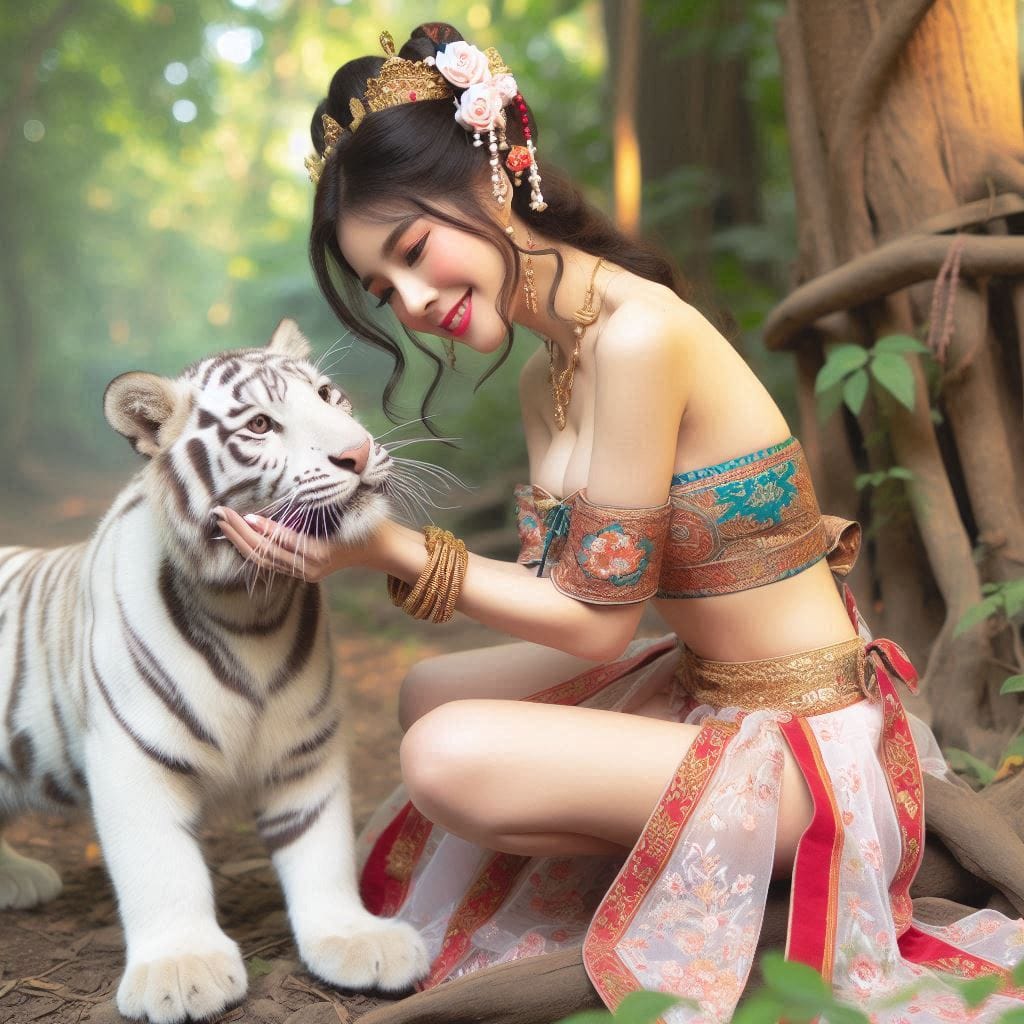 tanning pet white big cat