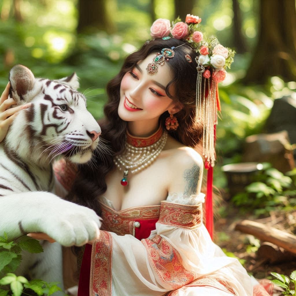 tanning pet white big cat