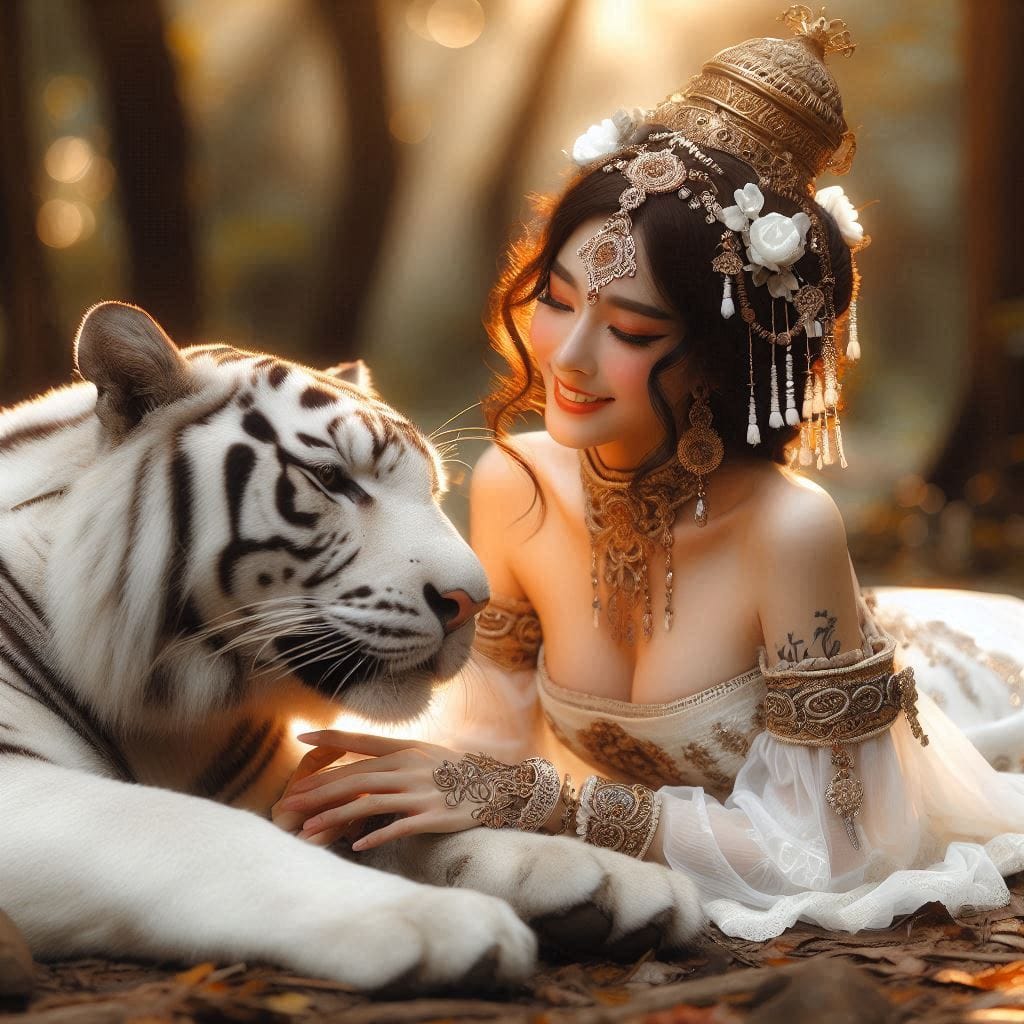 tanning pet white big cat