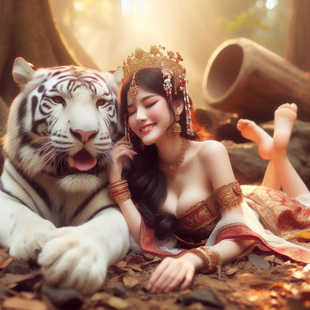 tanning pet white big cat