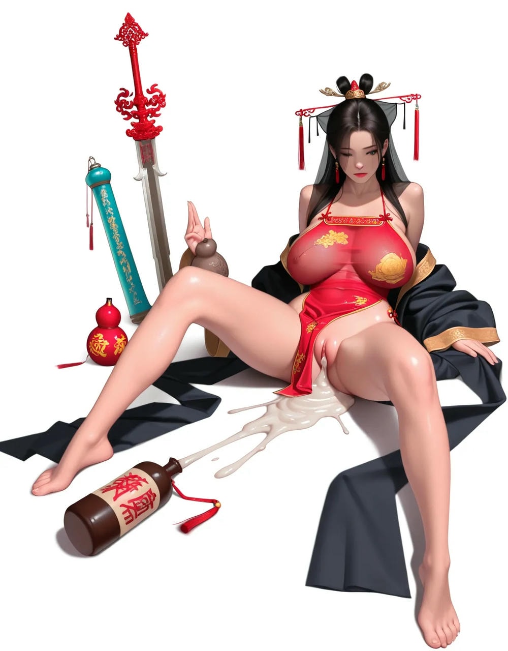 Portrait series: Chinese antique fairy girl (vertical version) 14