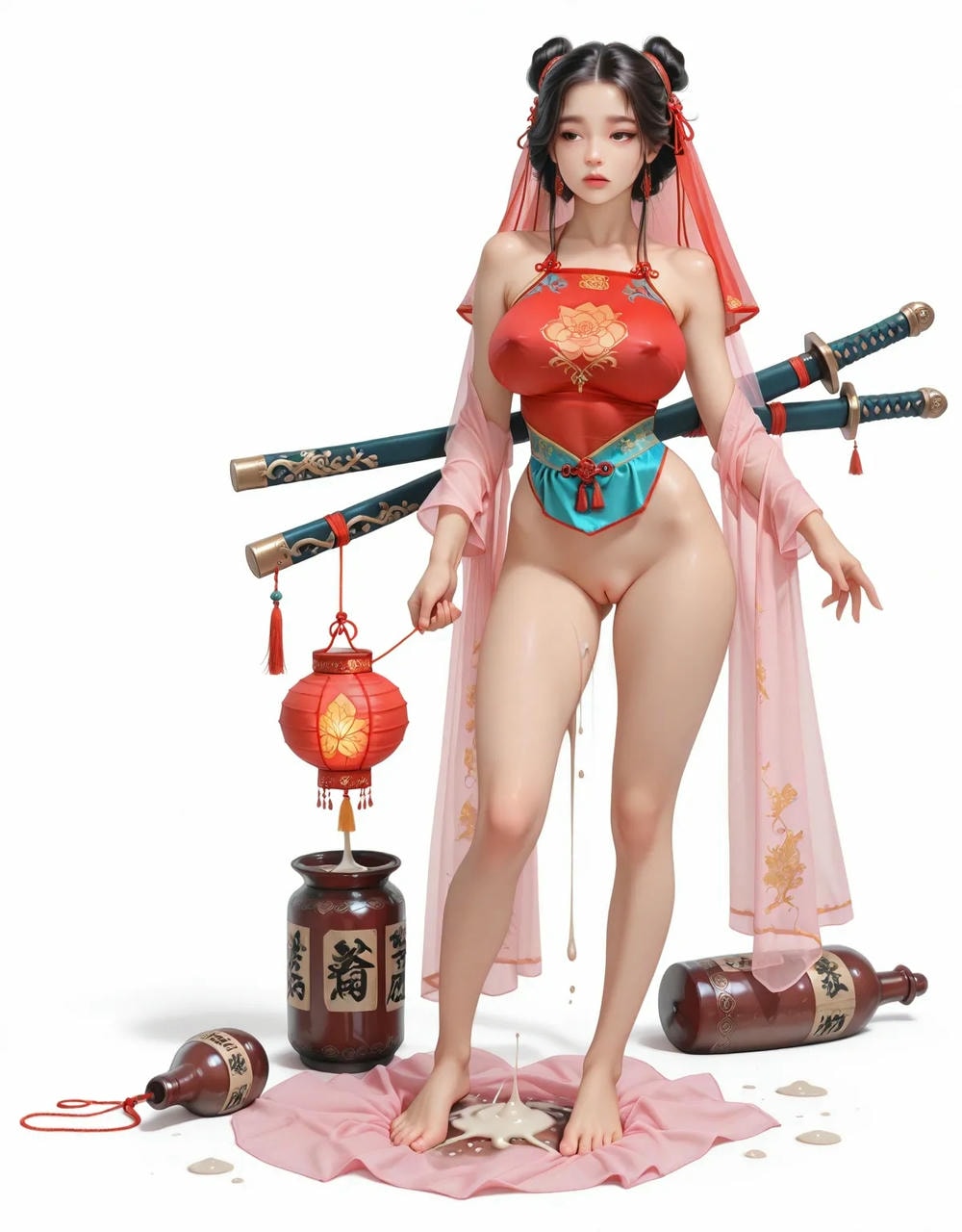 Portrait series: Chinese antique fairy girl (vertical version) 14