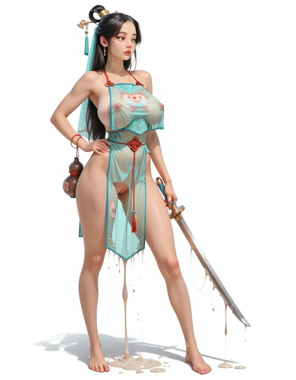 Portrait series: Chinese antique fairy girl (vertical version) 14