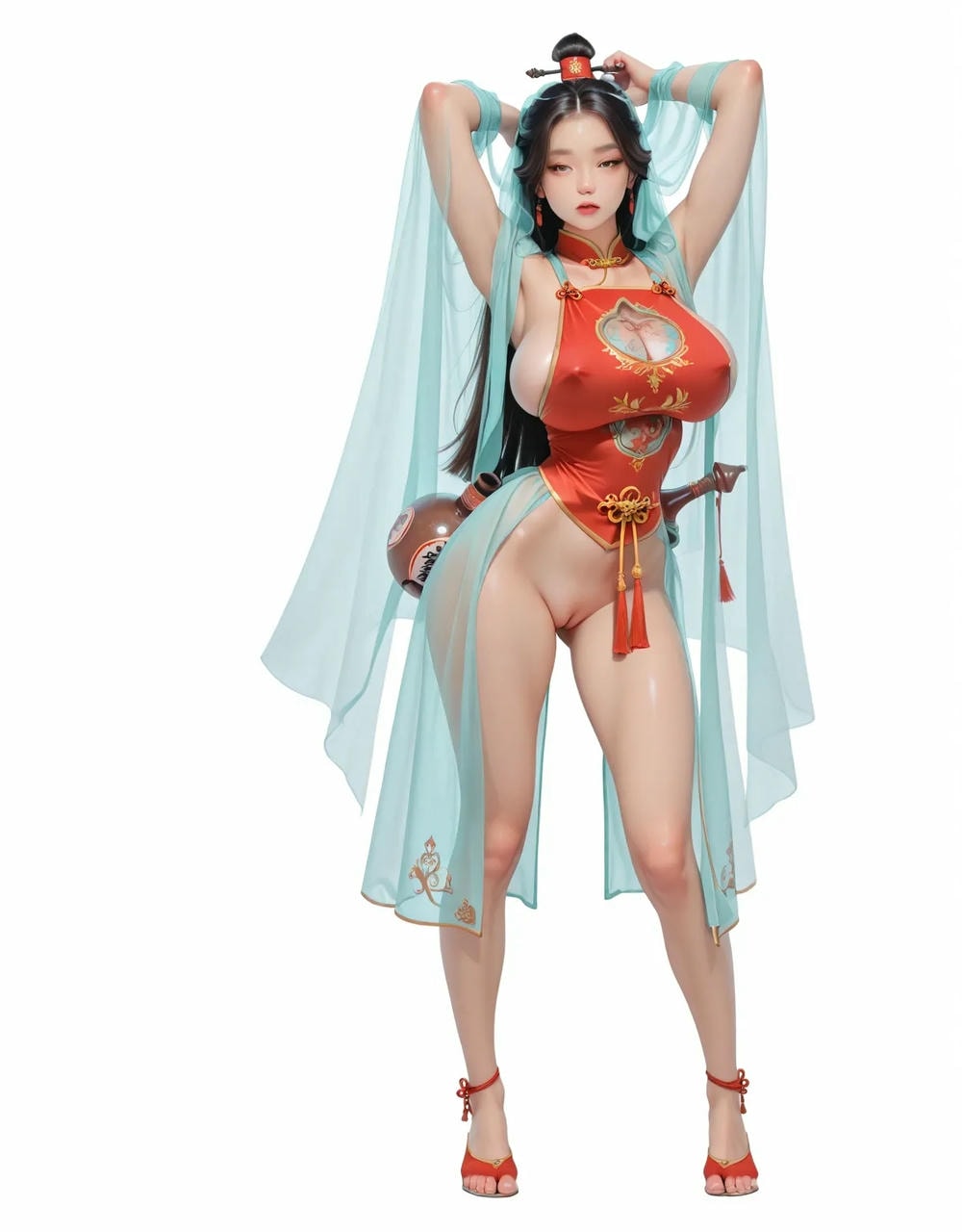 Portrait series: Chinese antique fairy girl (vertical version) 14
