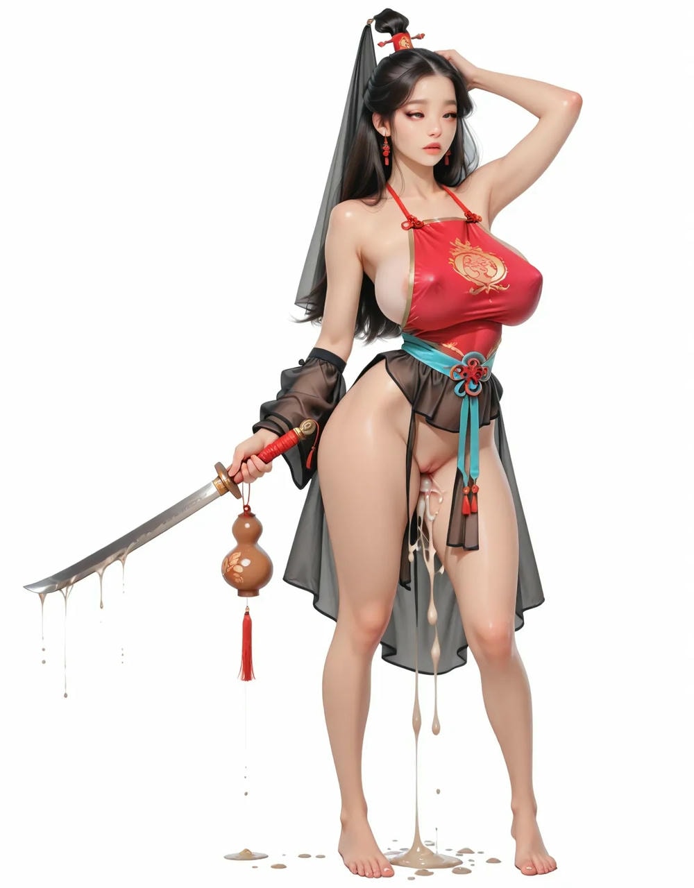 Portrait series: Chinese antique fairy girl (vertical version) 14