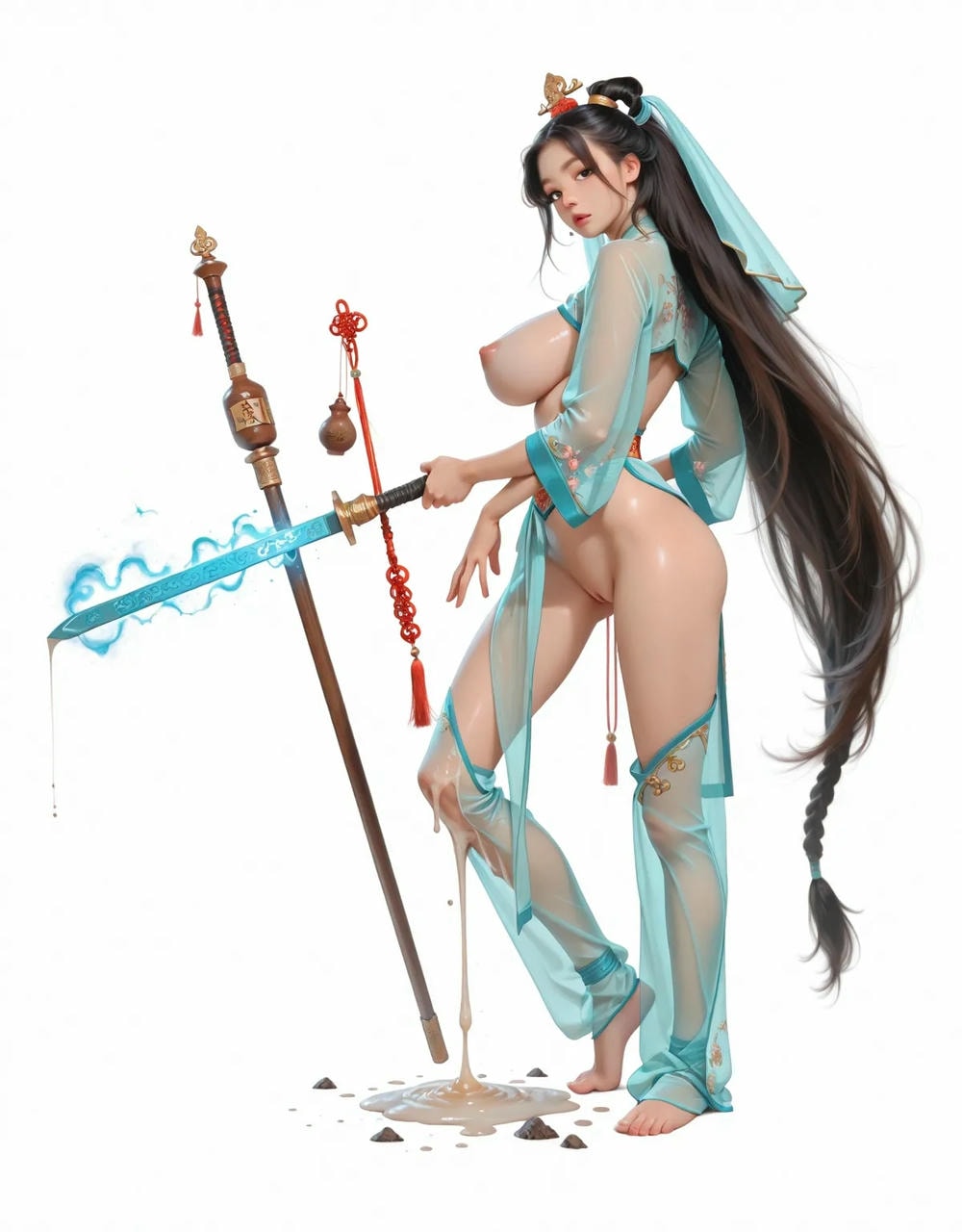Portrait series: Chinese antique fairy girl (vertical version) 14