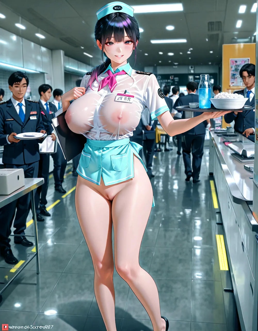 Portrait series: hostess - waitress - flight attendant.etc 19