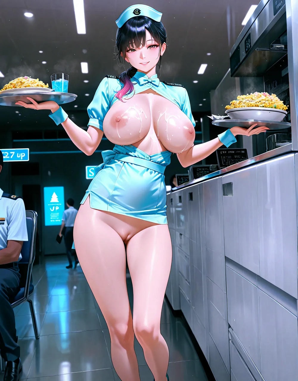 Portrait series: hostess - waitress - flight attendant.etc 19