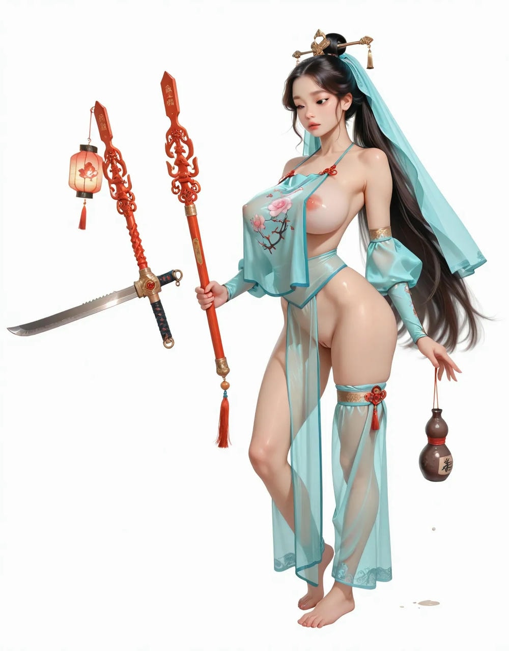 Portrait series: Chinese antique fairy girl (vertical version) 15