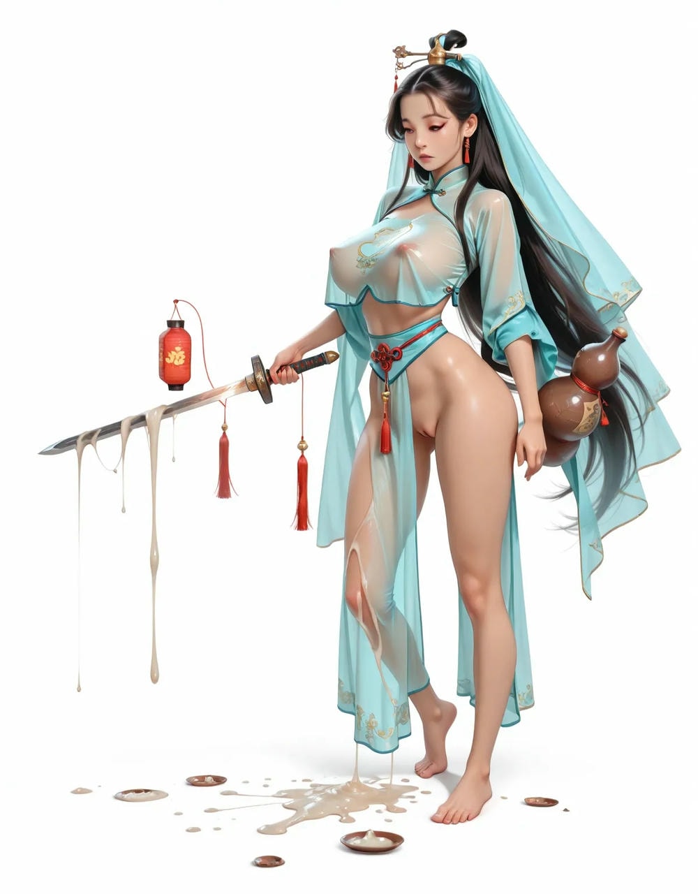 Portrait series: Chinese antique fairy girl (vertical version) 15