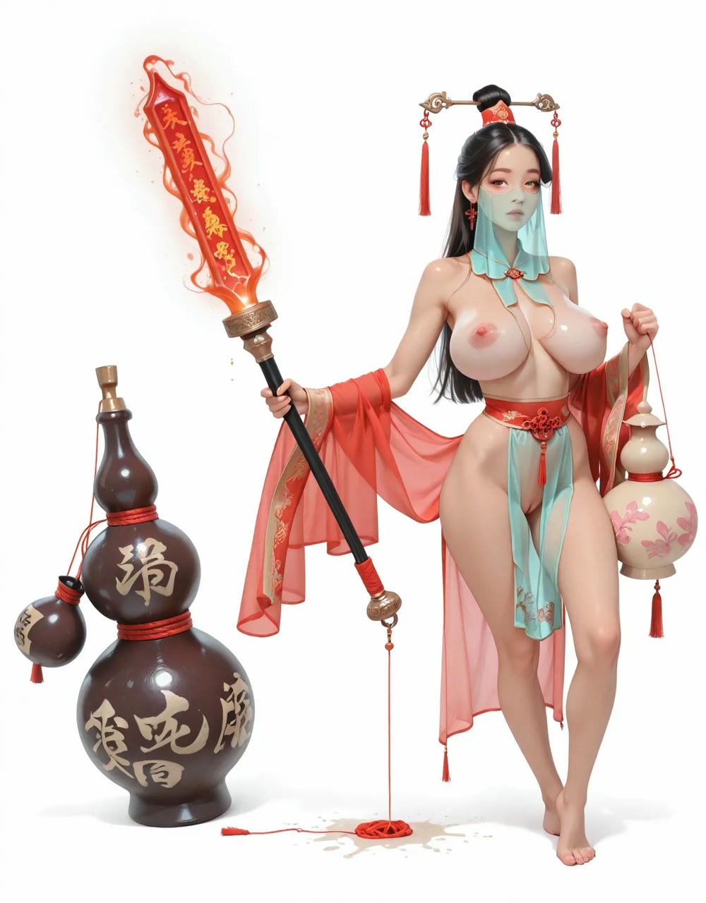 Portrait series: Chinese antique fairy girl (vertical version) 15