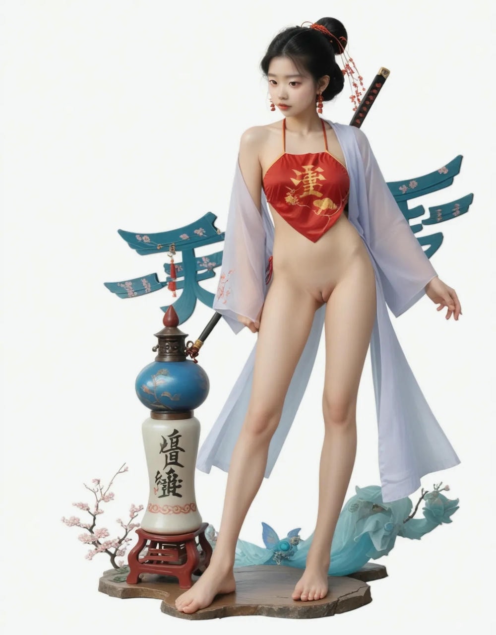 Portrait series: Chinese antique fairy girl (vertical version) 15