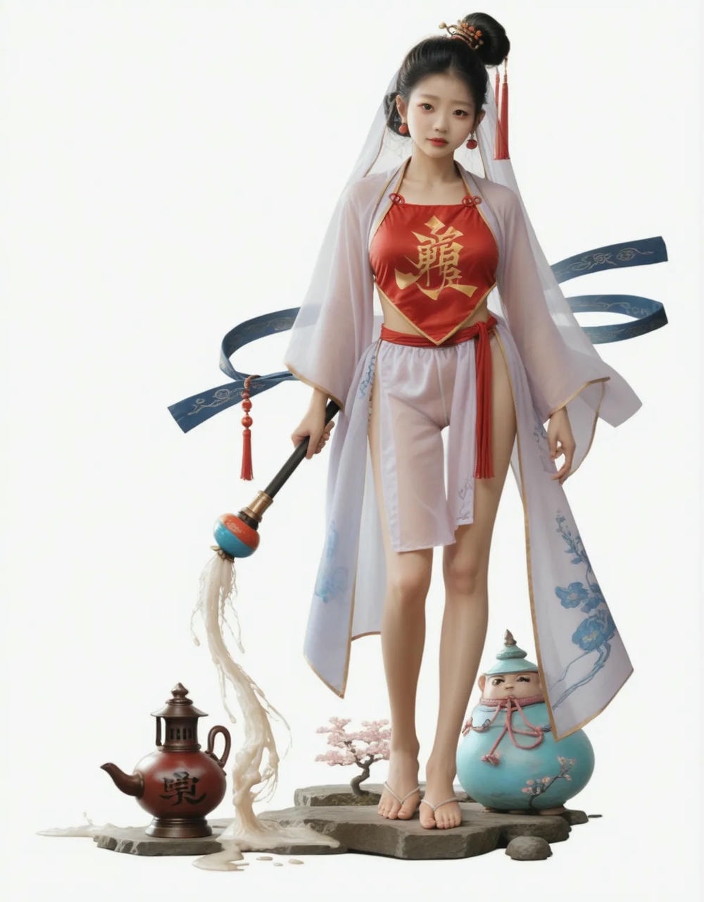 Portrait series: Chinese antique fairy girl (vertical version) 15