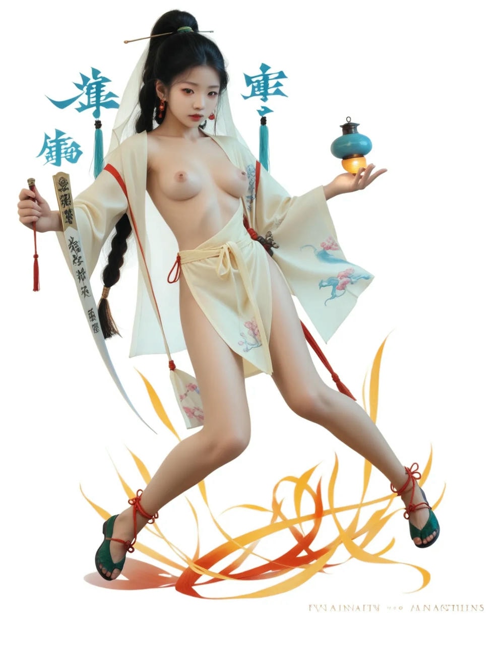 Portrait series: Chinese antique fairy girl (vertical version) 15