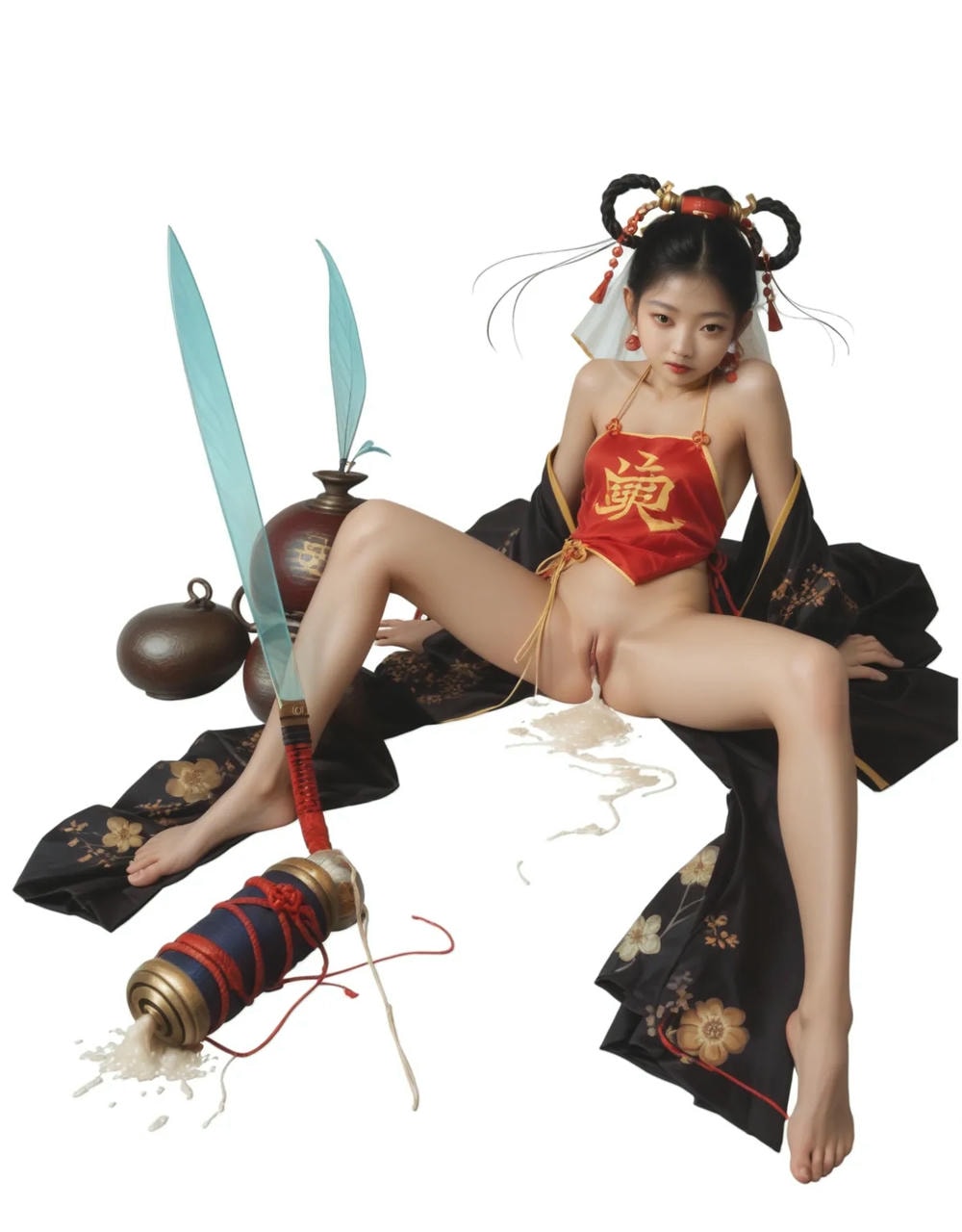Portrait series: Chinese antique fairy girl (vertical version) 15