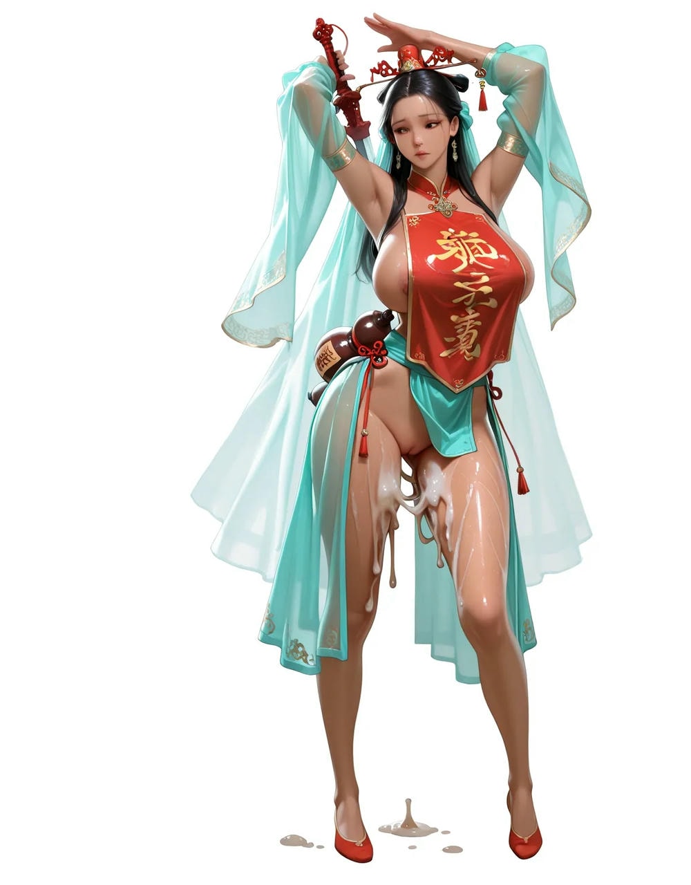 Portrait series: Chinese antique fairy girl (vertical version) 15