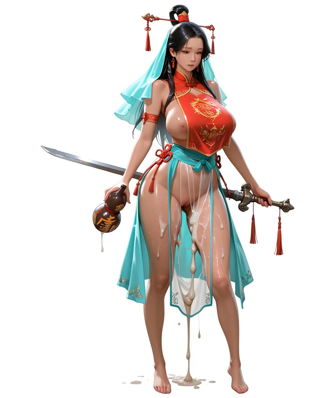 Portrait series: Chinese antique fairy girl (vertical version) 15