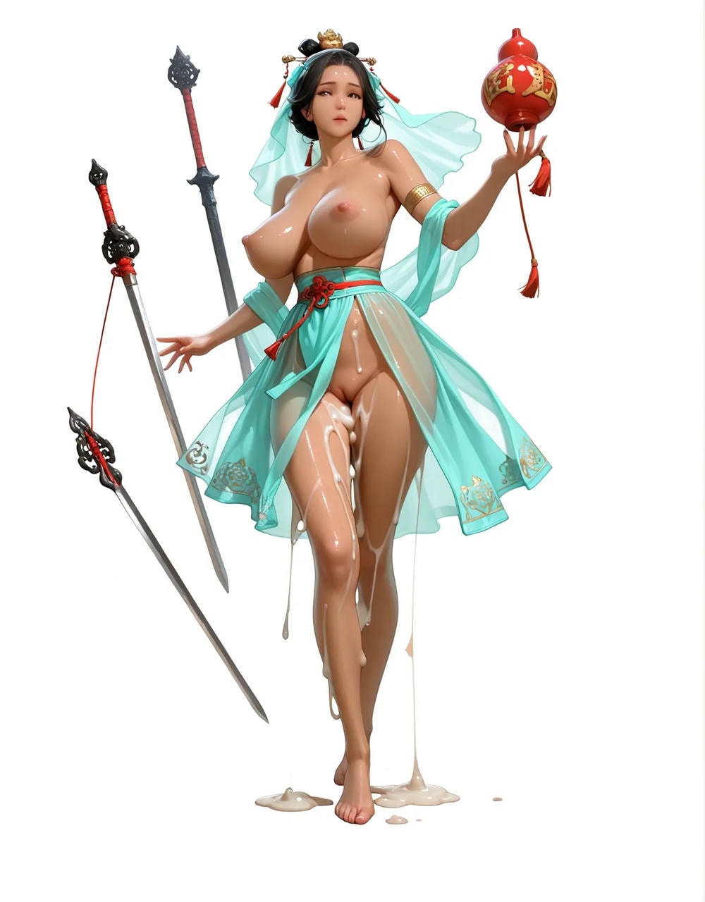 Portrait series: Chinese antique fairy girl (vertical version) 15