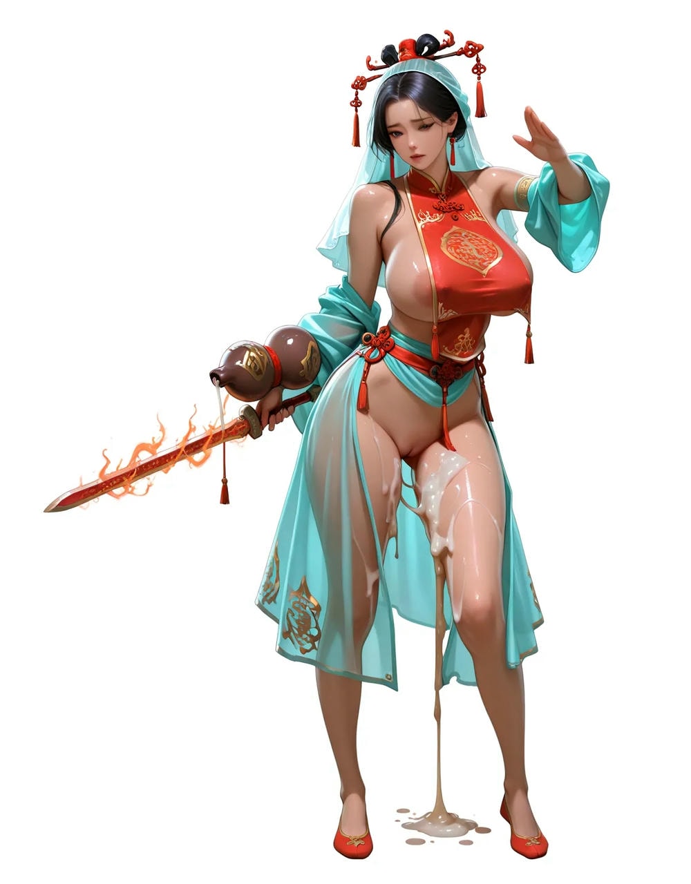 Portrait series: Chinese antique fairy girl (vertical version) 15