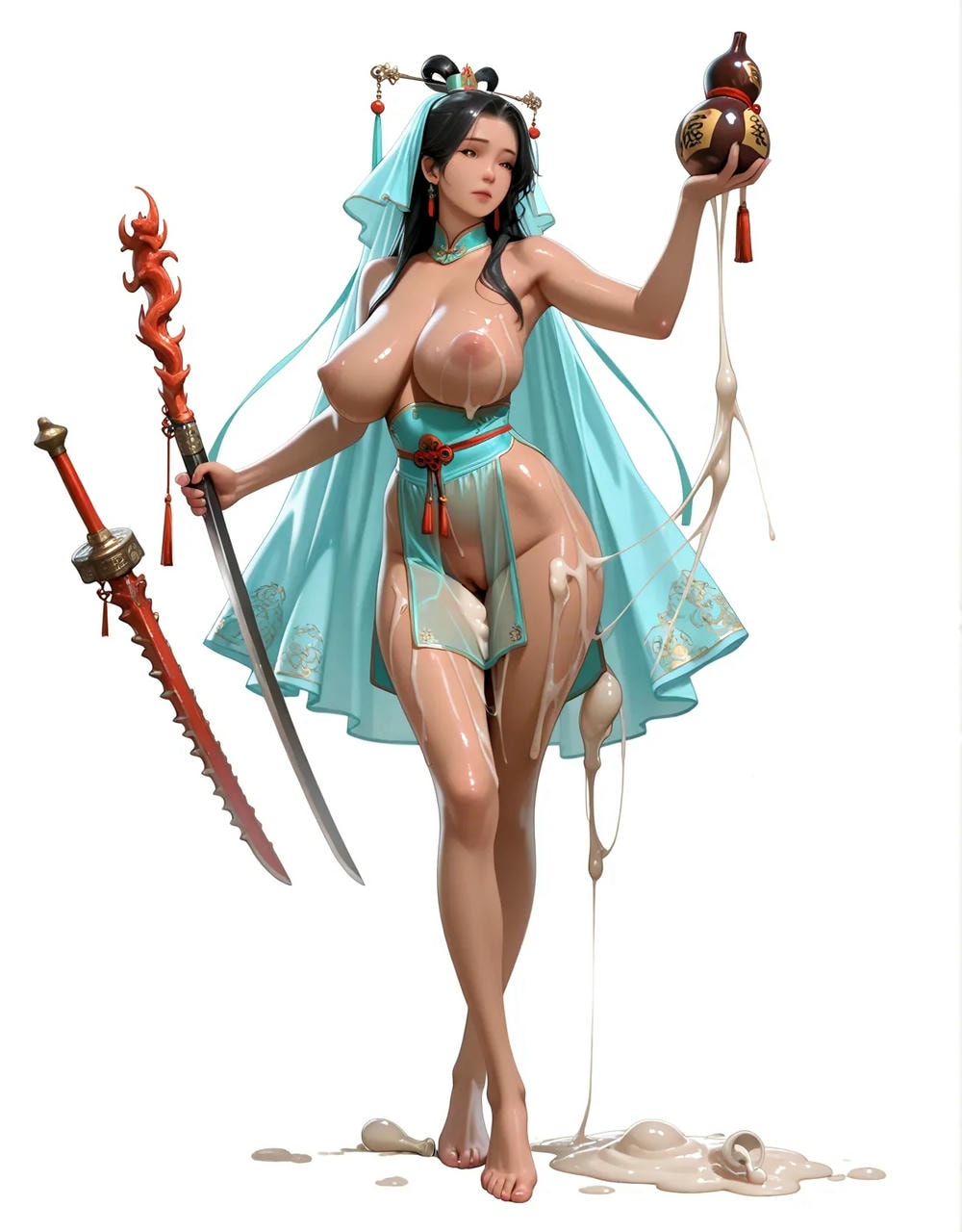 Portrait series: Chinese antique fairy girl (vertical version) 15