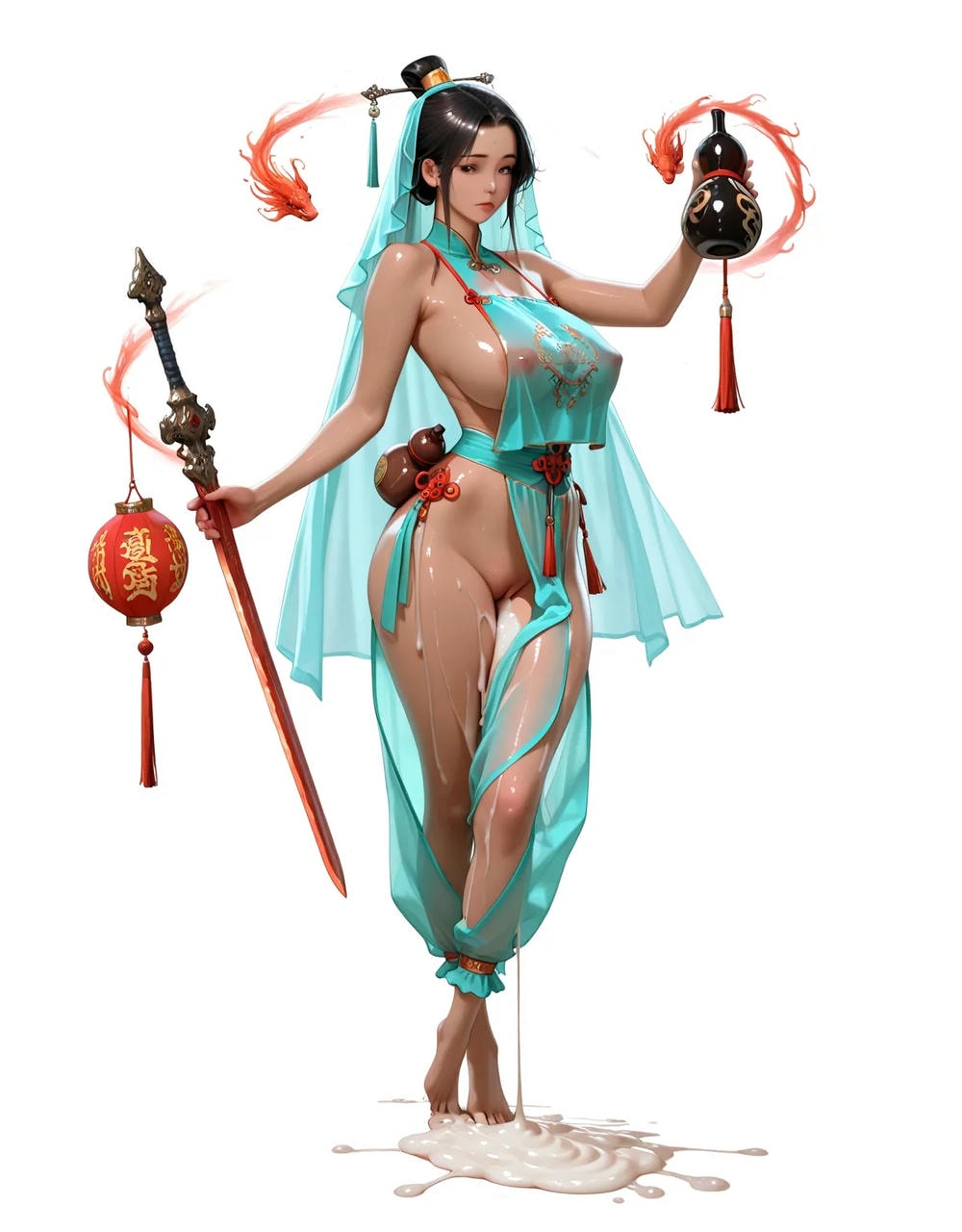 Portrait series: Chinese antique fairy girl (vertical version) 15