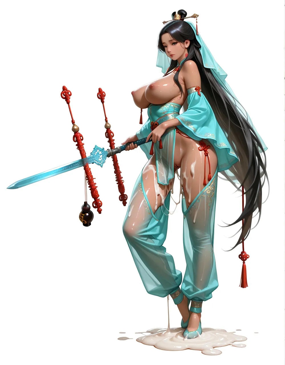 Portrait series: Chinese antique fairy girl (vertical version) 15