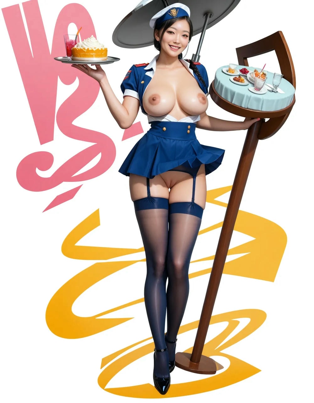 Portrait series: hostess - waitress - flight attendant.etc 20