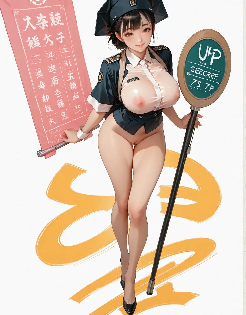 Portrait series: hostess - waitress - flight attendant.etc 20