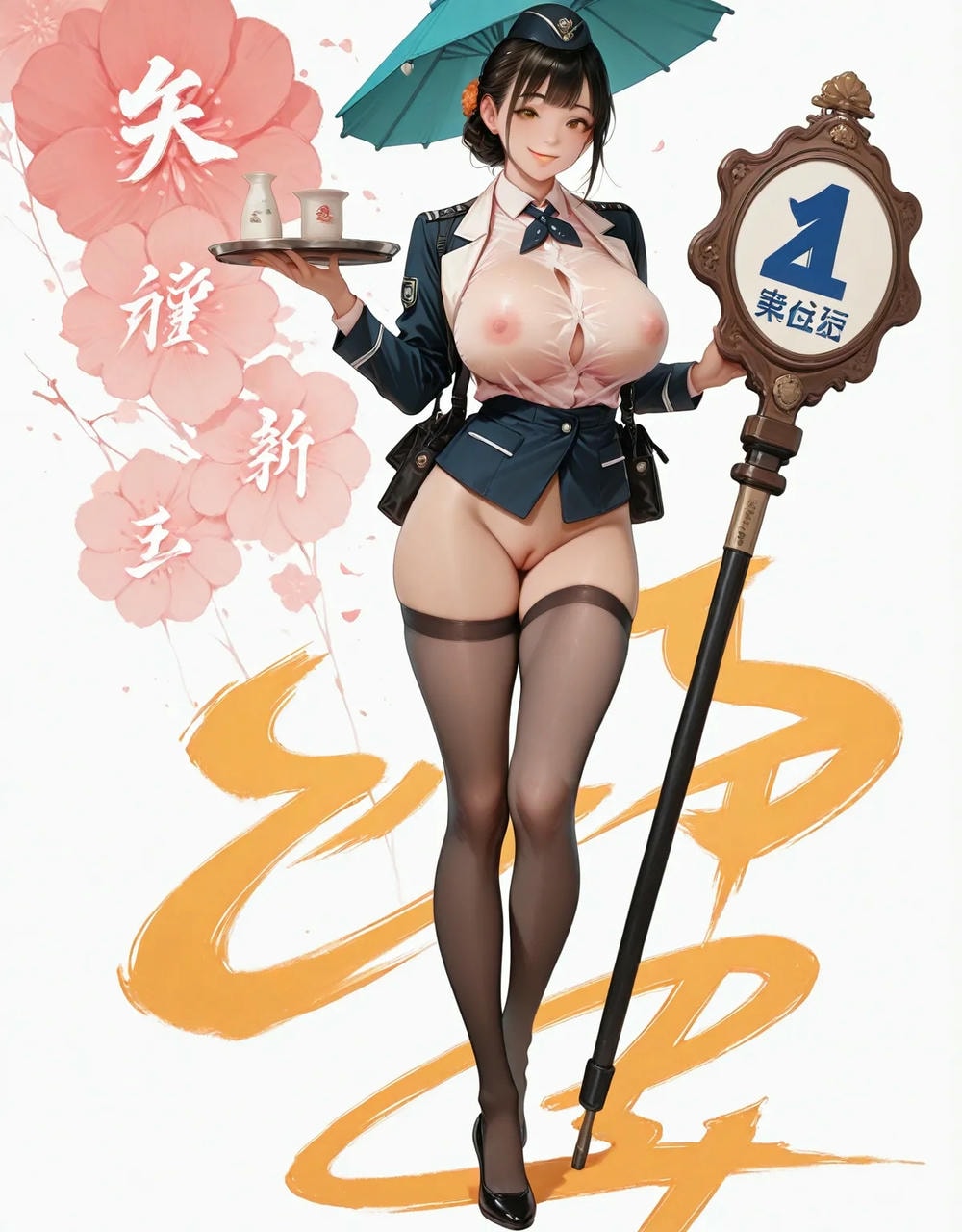Portrait series: hostess - waitress - flight attendant.etc 20