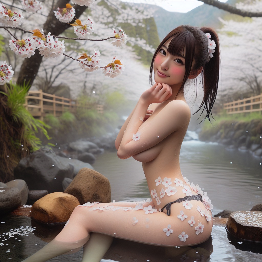 Aesthetic Series (1) Wild Creek Cherry Blossoms