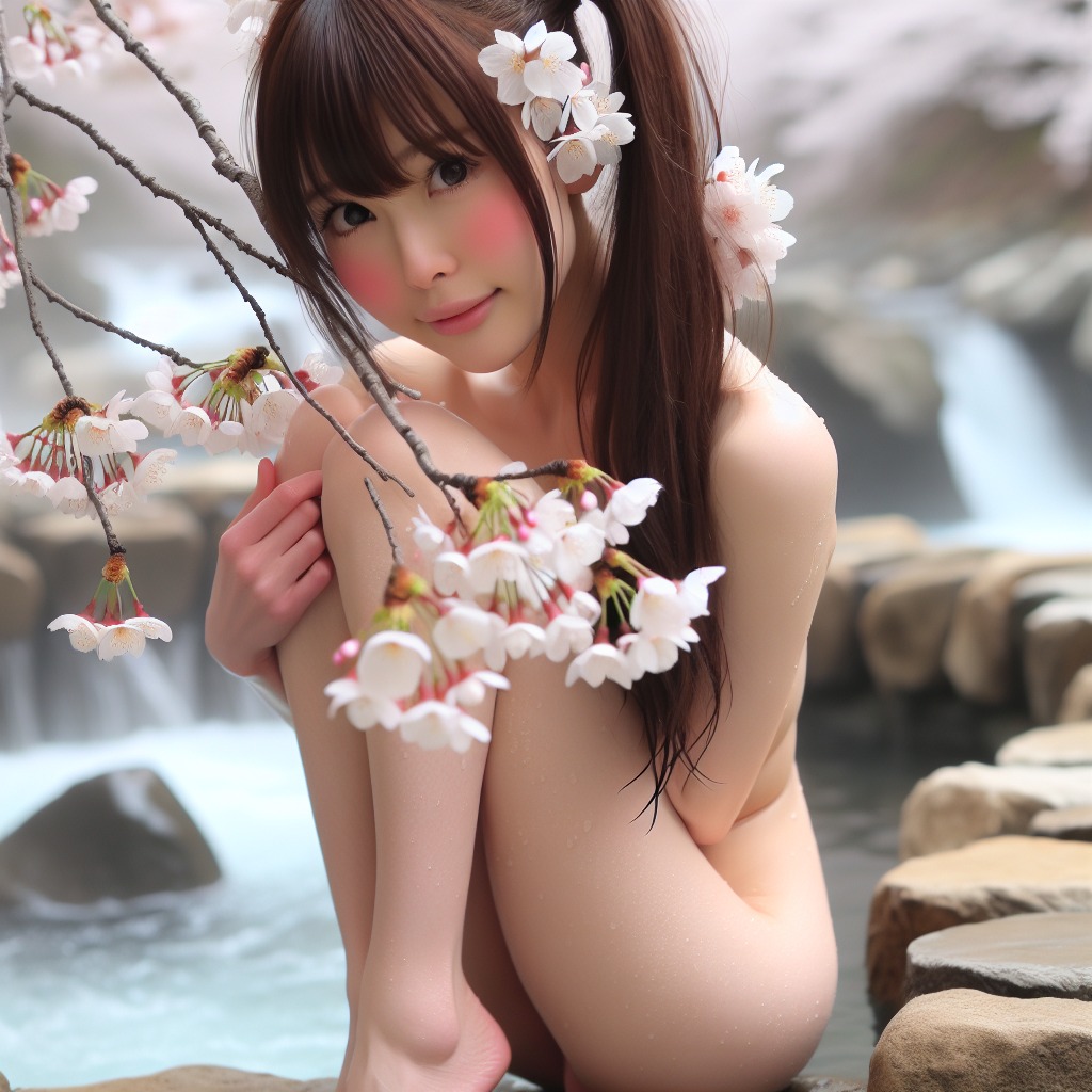 Aesthetic Series (1) Wild Creek Cherry Blossoms