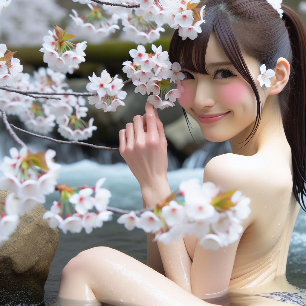Aesthetic Series (1) Wild Creek Cherry Blossoms