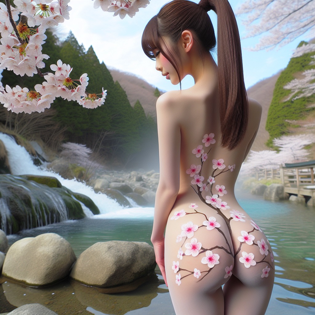 Aesthetic Series (1) Wild Creek Cherry Blossoms