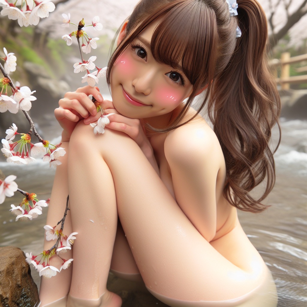 Aesthetic Series (1) Wild Creek Cherry Blossoms