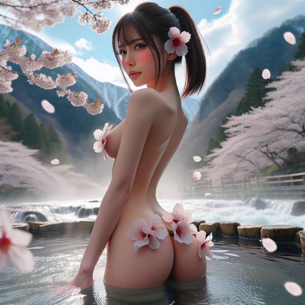 Aesthetic Series (1) Wild Creek Cherry Blossoms