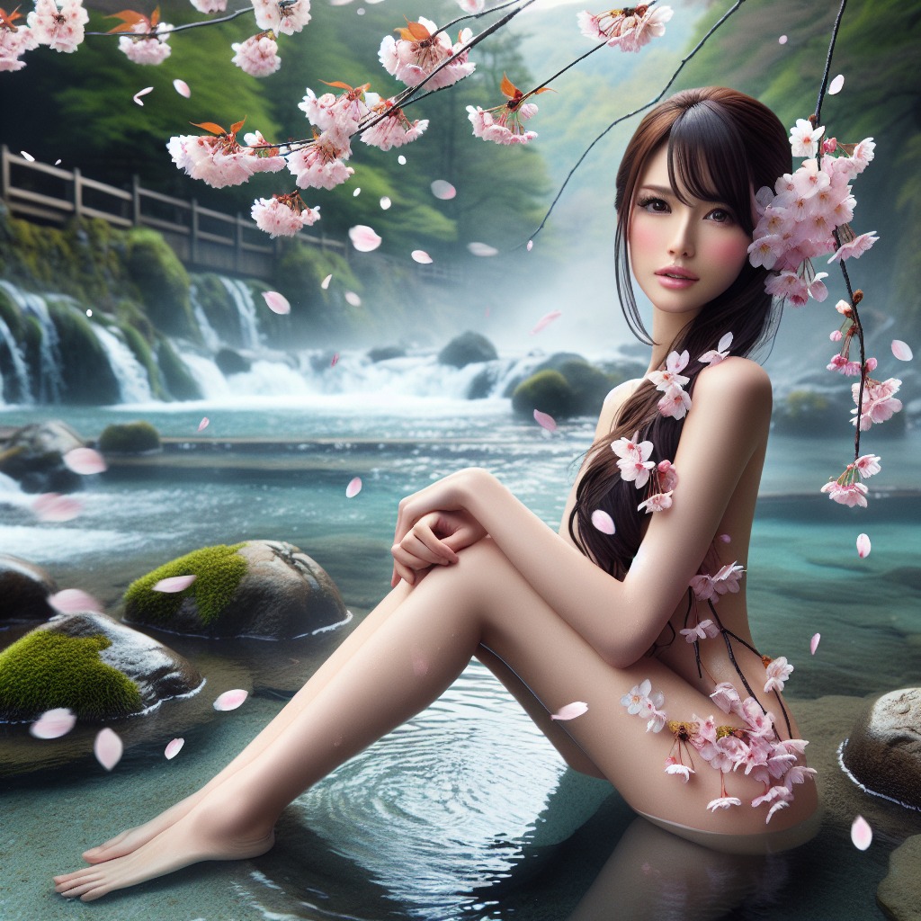 Aesthetic Series (1) Wild Creek Cherry Blossoms